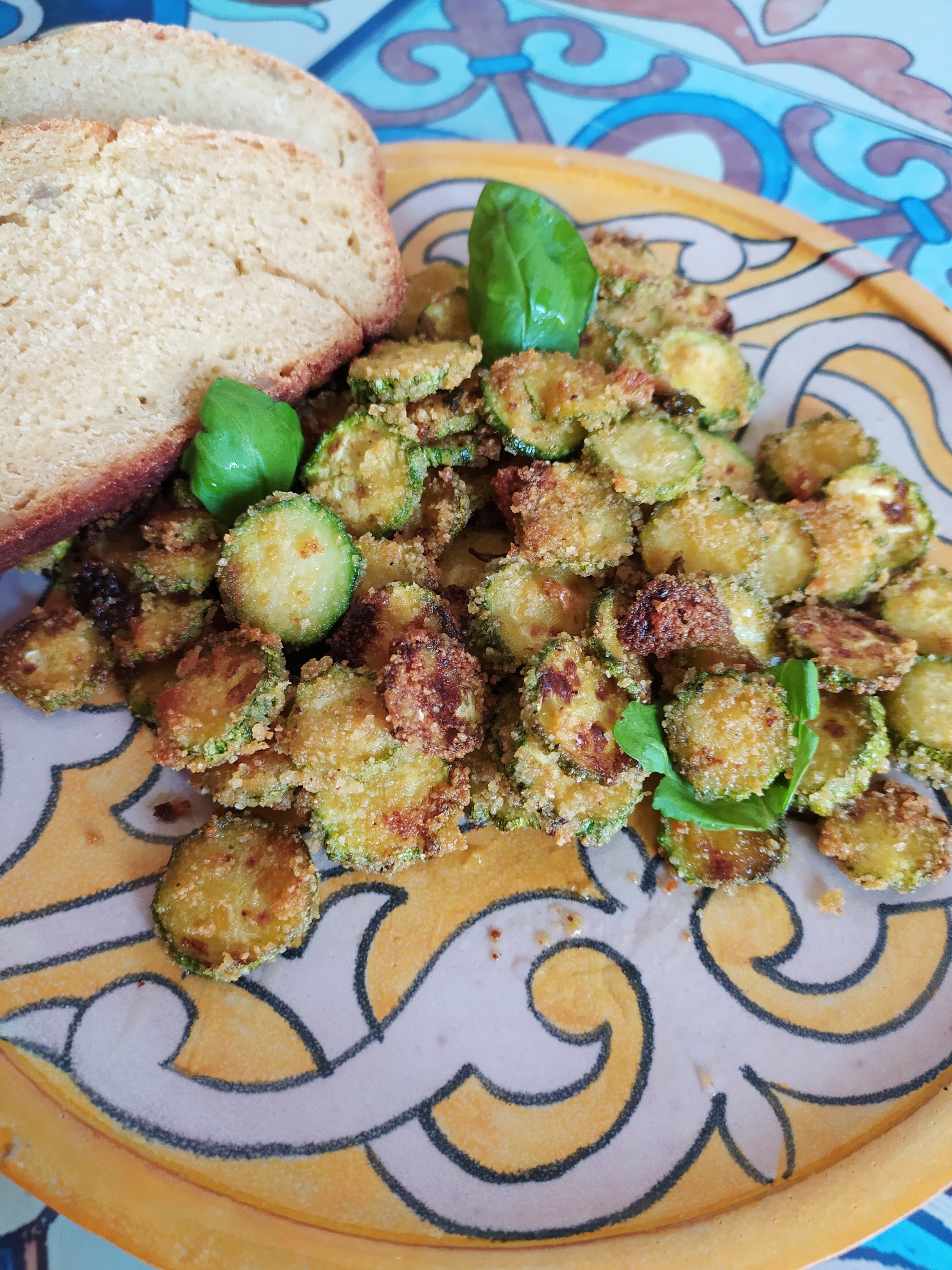 baked crispy zucchini
