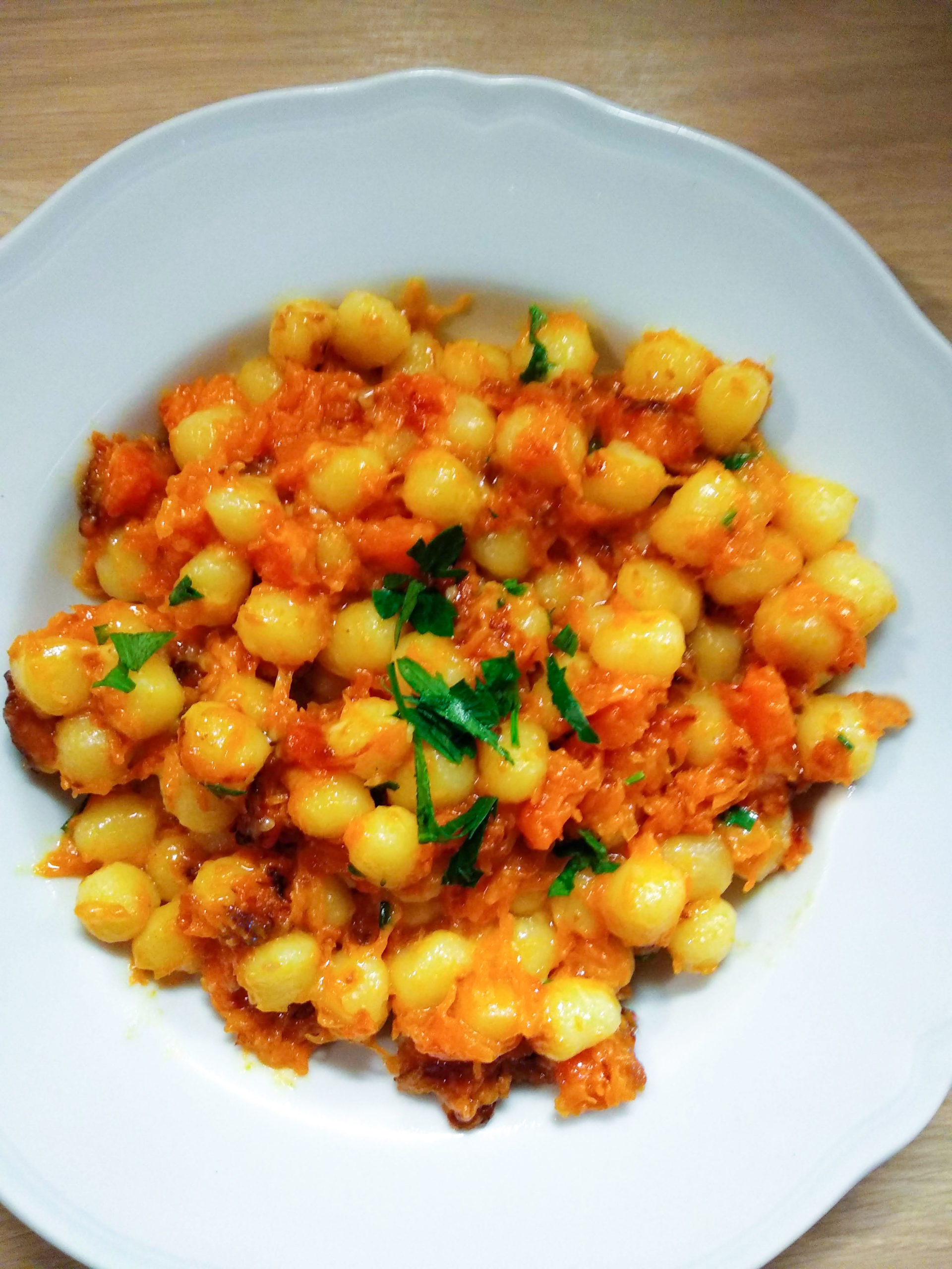 gnocchi with pumpkin