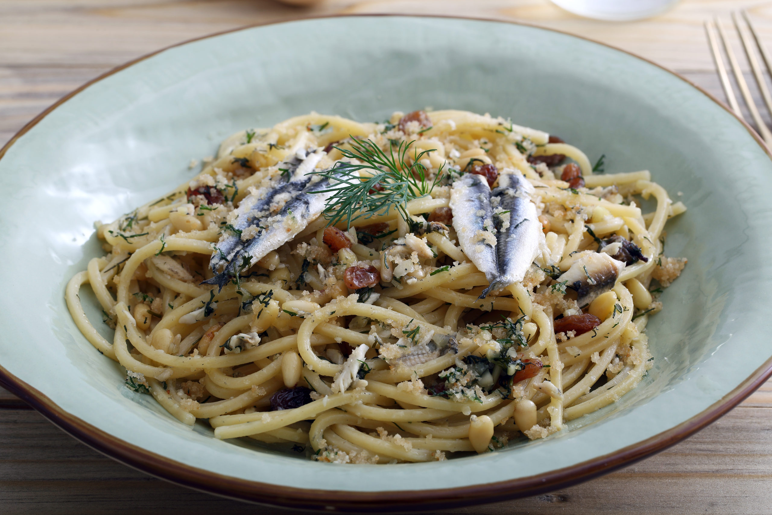 Pasta with sardines