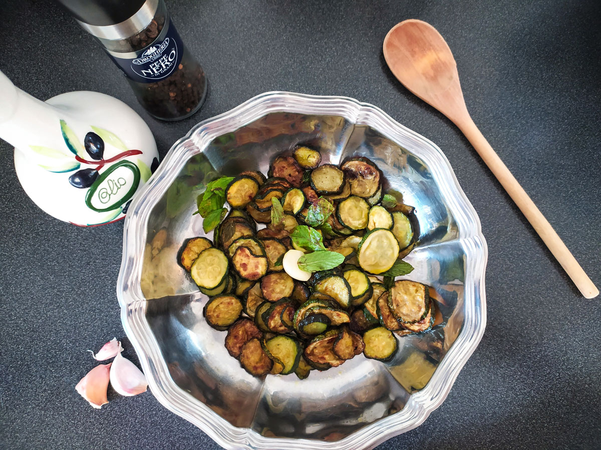 zucchini marinated alla scapece