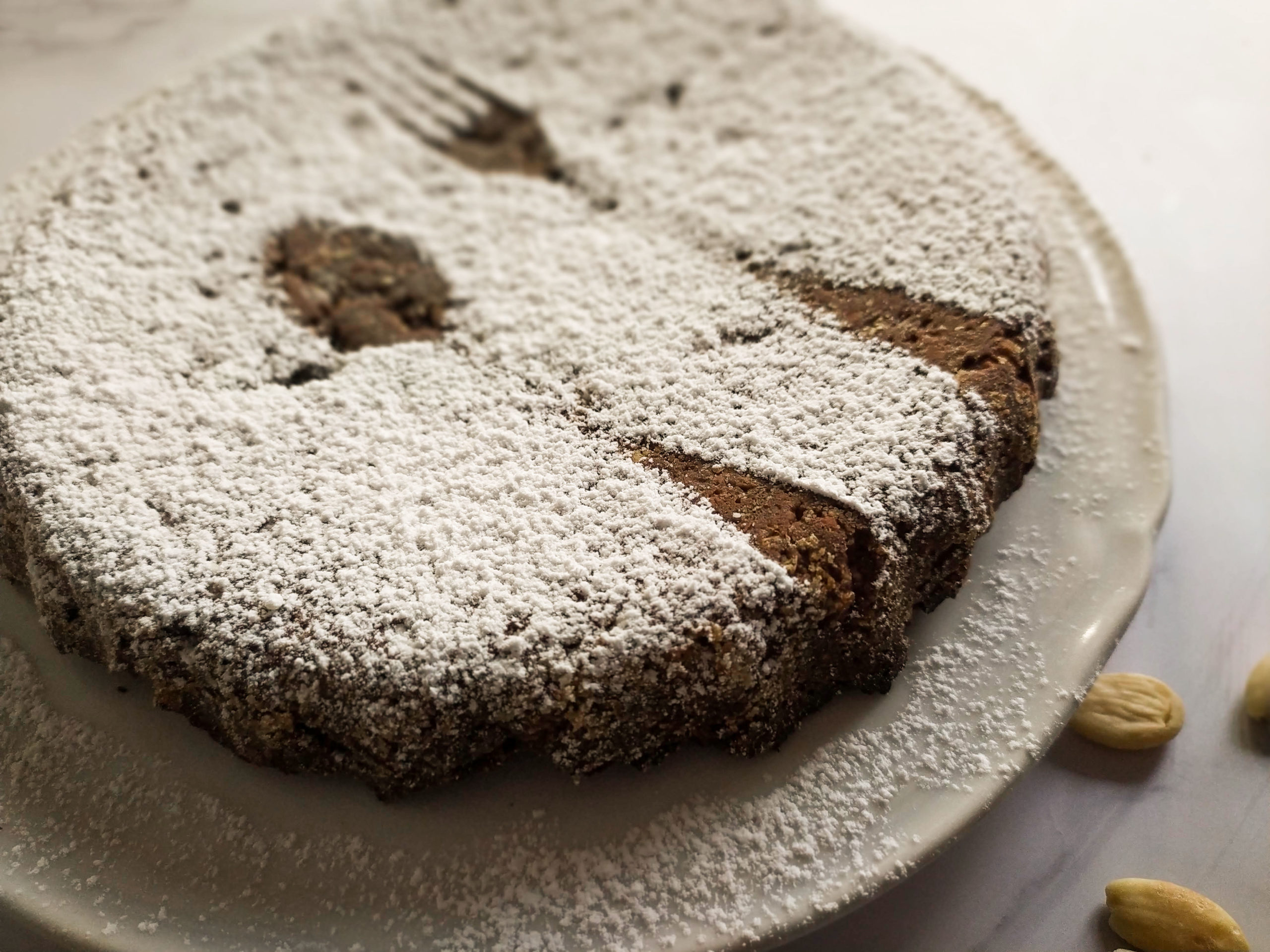 torta caprese flourless chocolate cake