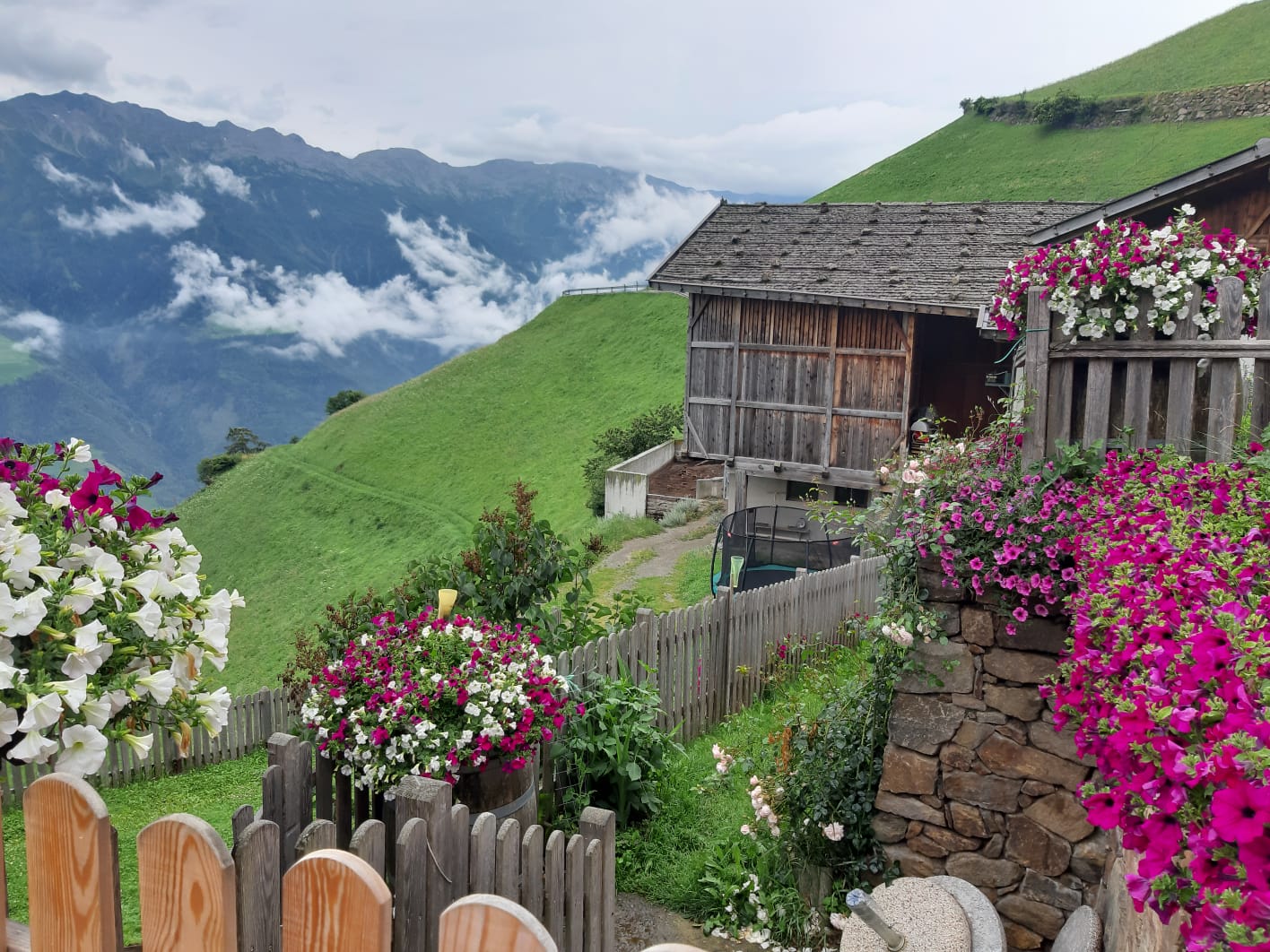 Maso Pirchhof the view on the valley
