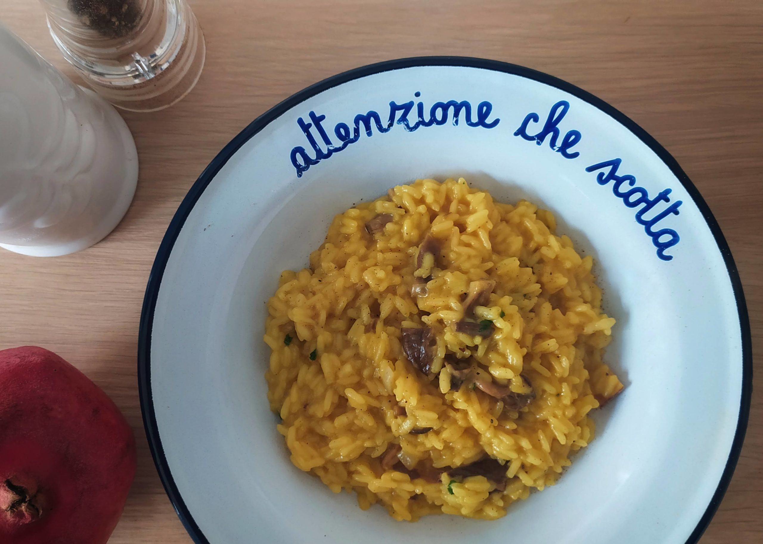 saffron porcini risotto