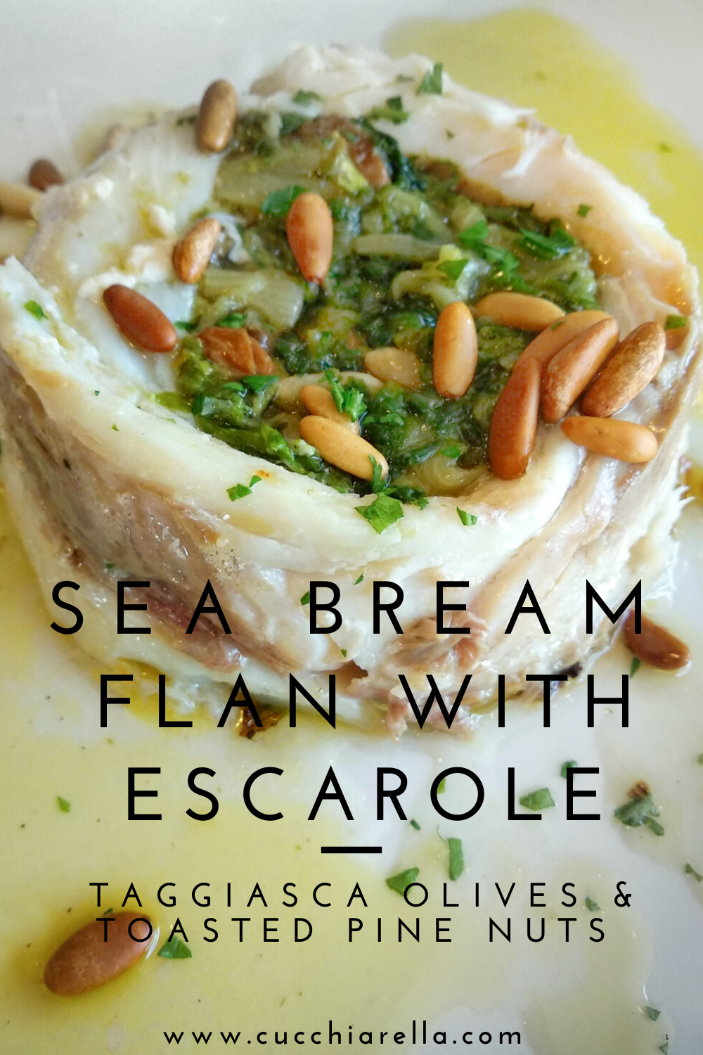sea bream flan for pinterest