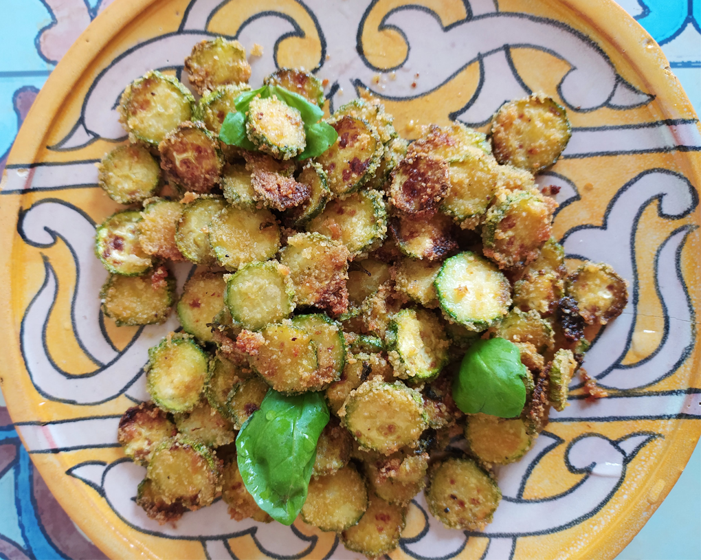 baked crispy zucchini