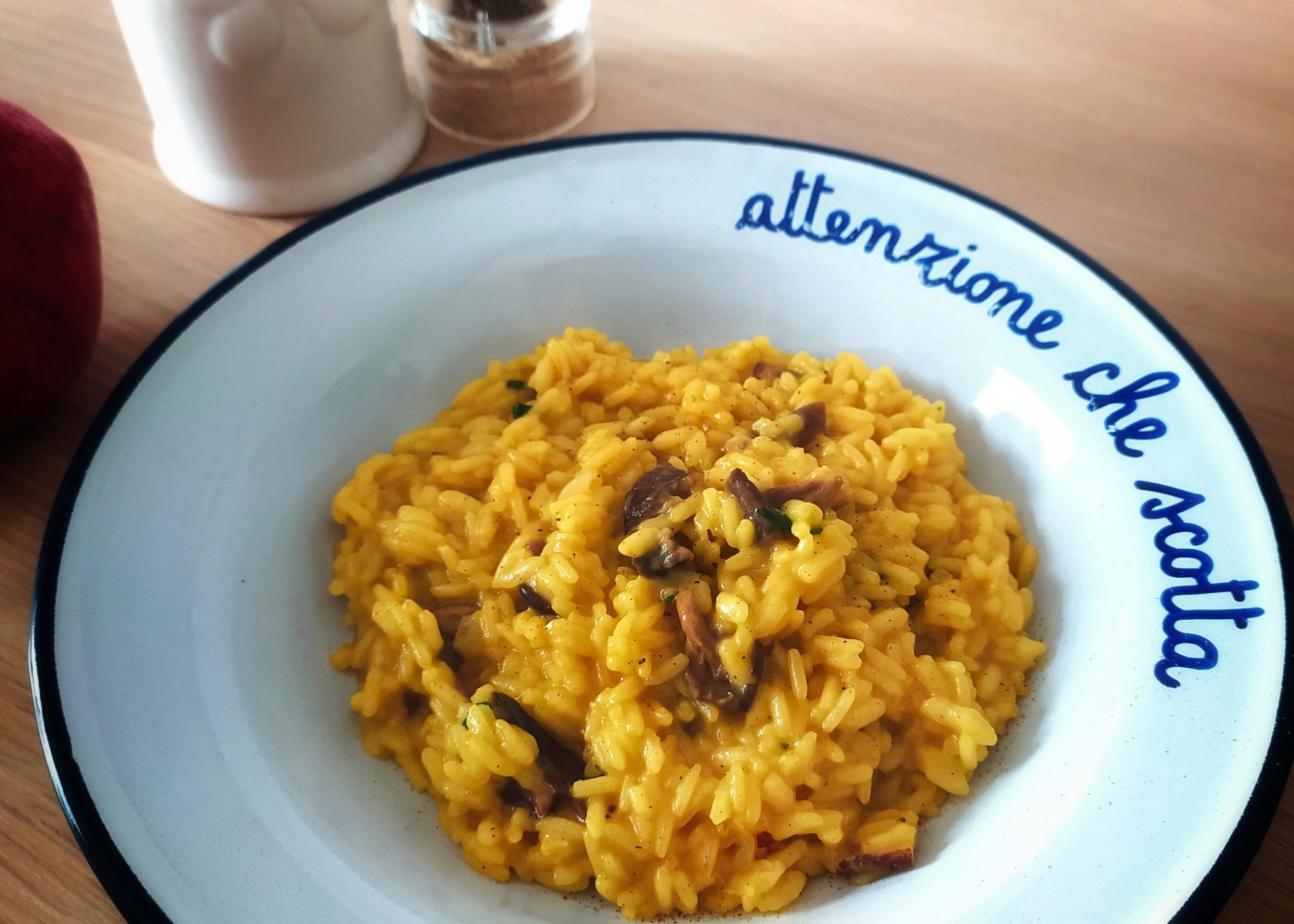 saffron porcini risotto